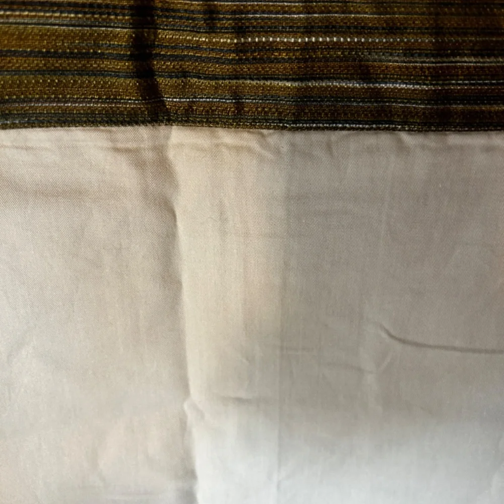 Crate & Barrel Drapery Panels-Vincenza Olive/50 W inches x 84 L inches